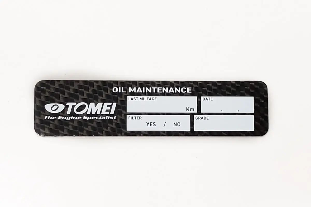 Tomei Powered Oil Maintenance Plate - 765046 1