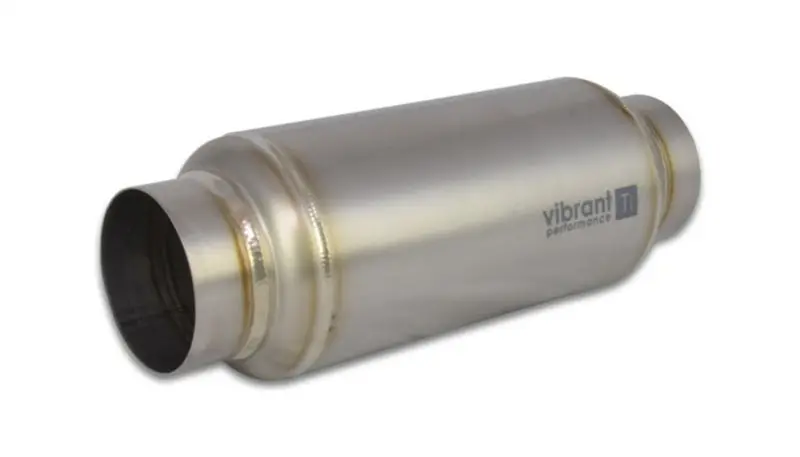 Vibrant Titanium Resonator 2.5In. Inlet / 2.5In. Outlet X 12In. Long 1