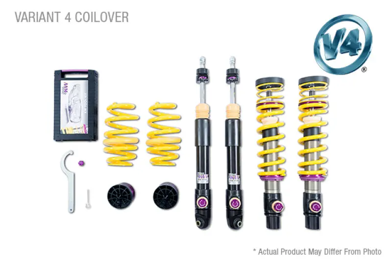 Kw Coilover Kit V4 Porsche 911 (991) Turbo Coupe & Cabrio W/ Pasm 1