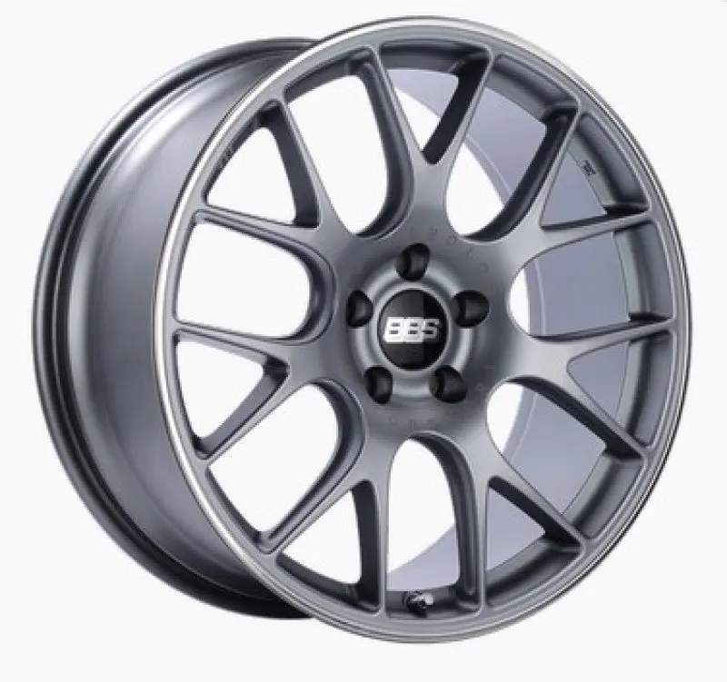 Bbs Ch-R 20X9 5X112 Et25 Cb66.5 Satin Titanium Polished Rim Protector Wheel 1