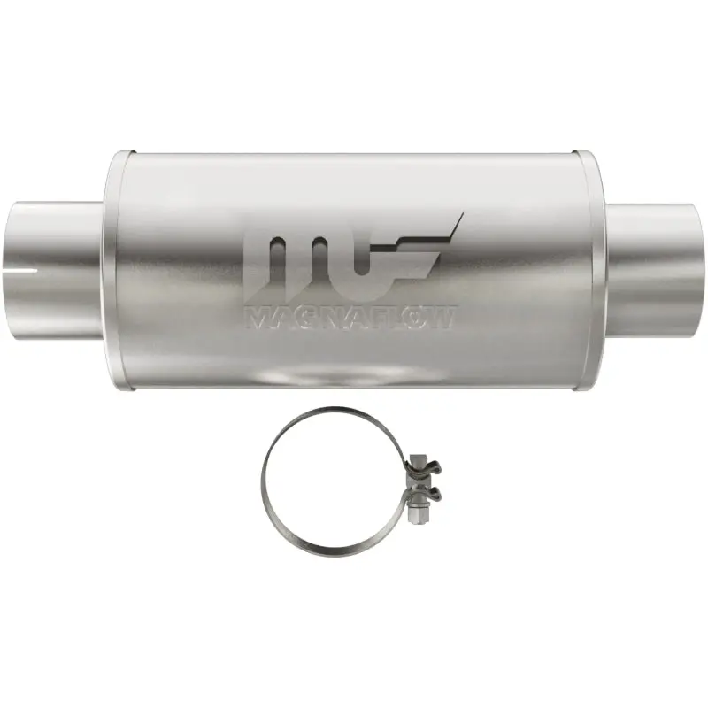 Magnaflow Muffler Mag Dsl Ss 7X7x14 4In Inlet 4In Outlet 1