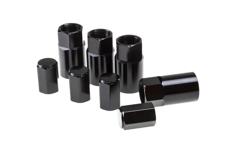 Wheel Mate Aluminum Tpms Valve Stem Cover - Black Anodize - 45930B 1