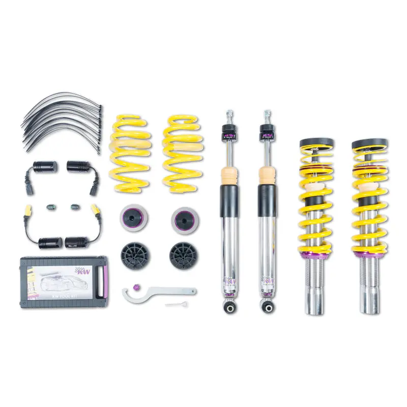 Kw Coilover Kit V3 2017+ Audi A4 (B9) Sedan W/ Electronic Dampers 1