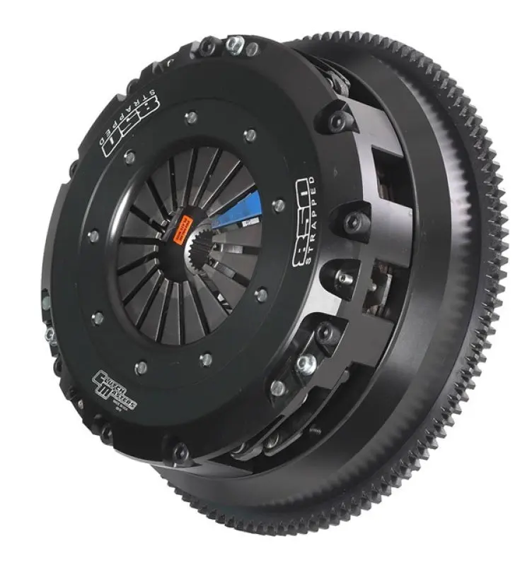 Clutch Masters 10-17 Audi S4 B8 Supercharged Fx850 Strapped Twin Disc Clutch Kit W/ Steel Flywheel 1