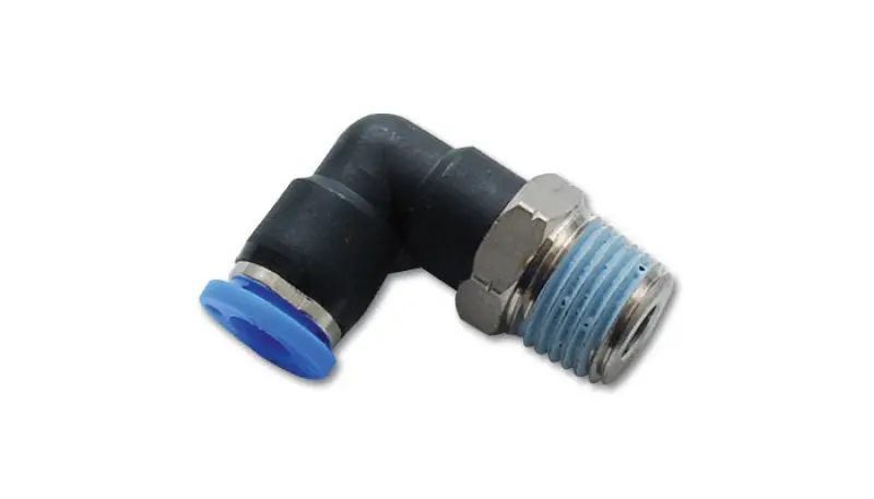Vibrant Male Elbow Pneumatic Vacuum Fitting For 3/8In Od Tubing (3/8In Npt Thread) 1