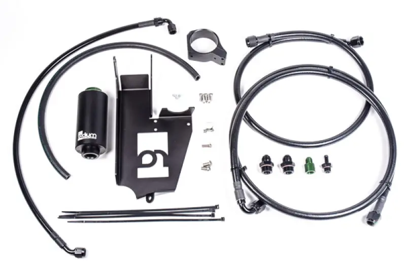 Radium Engineering Fuel Hanger Plumbing Kit Evo 7/8/9 Microglass Filter 1