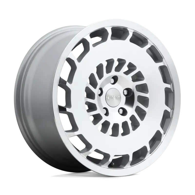 Rotiform R135 Ccv Wheel 19X8.5 Blank 35 Offset - Gloss Silver Machined 1