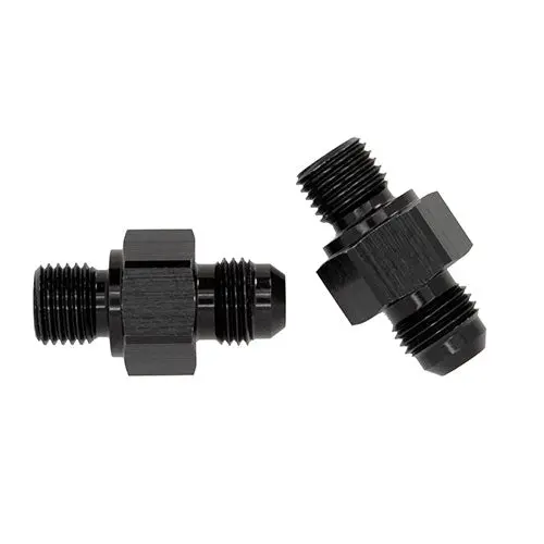 Performance World - 8160605-6An To 1/4" Npsm Transmission Line Fittings. Fits Th350, Th400, Th700r4 & 4L60e 1