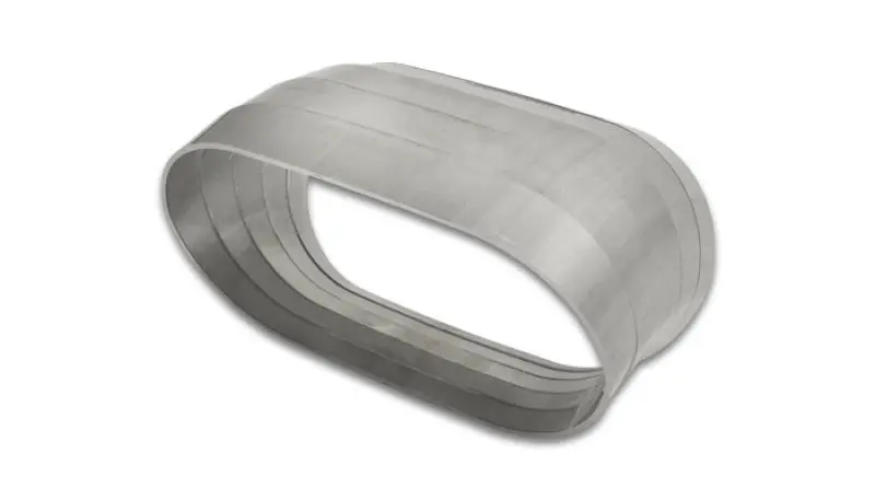 Vibrant Vertical 304 Ss Nominal 3 In. Oval / 3.10 In. Centerline Radius, 9 Degree Per Cut -Set Of 5 1