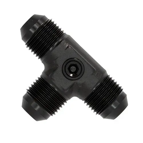 Performance World - 824506 -6An Male Flare Tee With 1/8" Npt Hole. Plug Included. 1