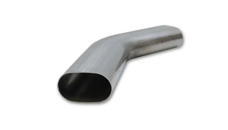 Vibrant 3.5In Oval (Nominal Size) T304 Ss 45 Deg Mandrel Bend 6In X 6In Leg Lengths 1