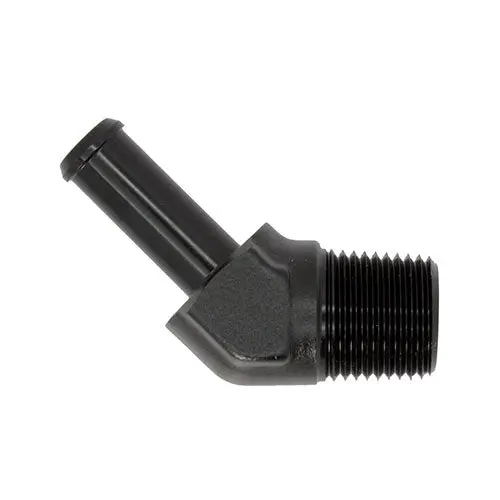 Performance World - 8440402 1/8" Npt To 1/4" Id Hose Adapter 45 Degree 1