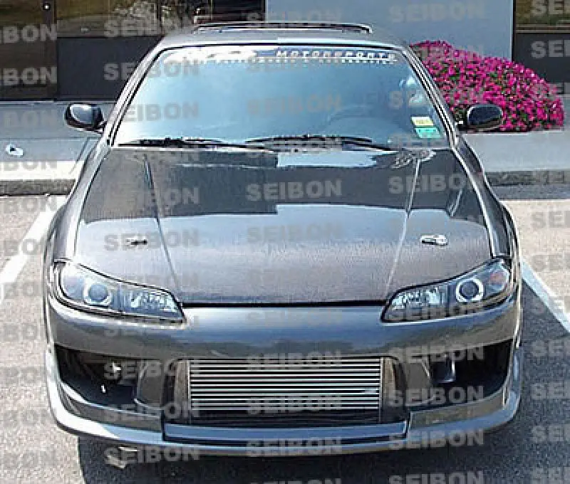 Seibon 99-01 Nissan S15 Oem Carbon Fiber Hood 1