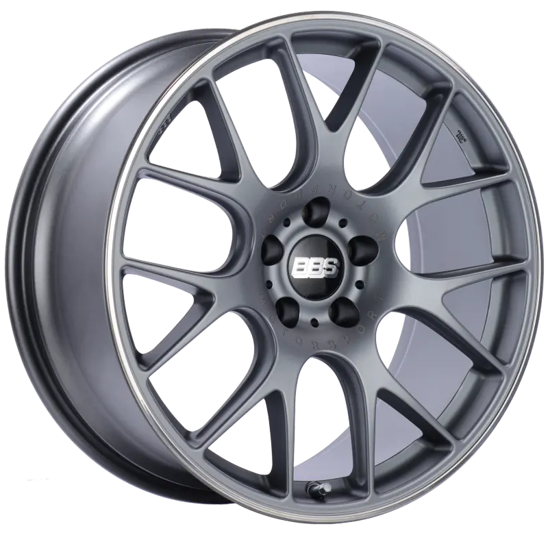 Bbs Ch-R 20X9 5X120 Et24 Satin Titanium Polished Rim Protector Wheel -82Mm Pfs/Clip Required 1