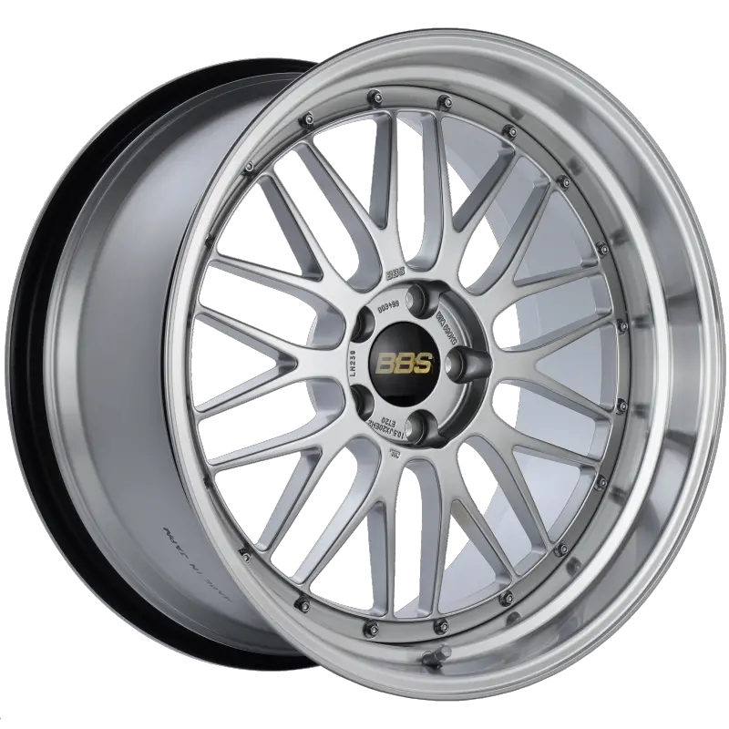 Bbs Lm 20X10.5 5X114.3 Et20 Cb66 Diamond Silver Center Diamond Cut Lip Wheel 1