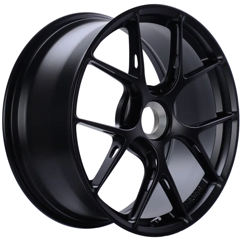 Bbs Fi-R 20X9 Center Lock Et52 Cb84 Satin Black Wheel 1