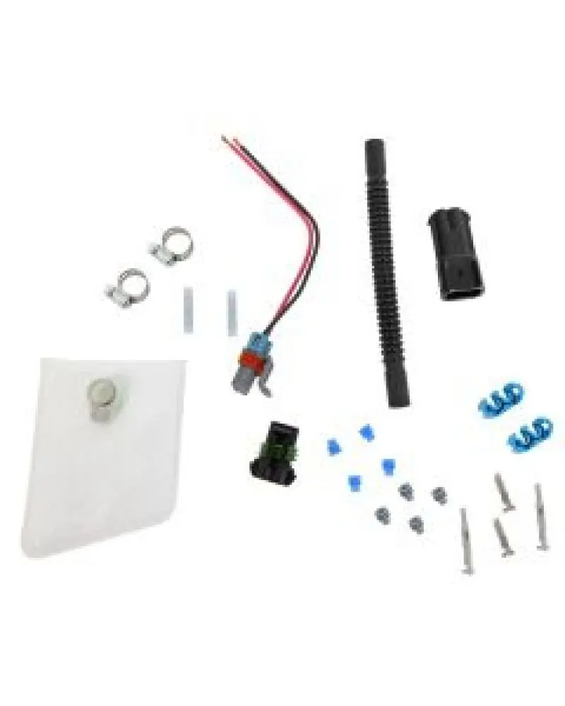 Walbro Universal Installation Kit: Fuel Filter/Wiring Harness/Fuel Line For F90000267 E85 Pump - 400-1168 1