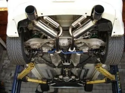 Hks 03-07 G35 Dual Hi-Power Titanium Tip Catback Exhaust - 32009-Bn002 1