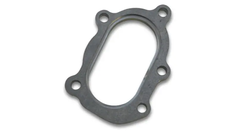 Vibrant Gt25r / Gt28r Discharge Flange With Oval Outlet (5 Bolt) T304 Ss 1/2In Thick 1