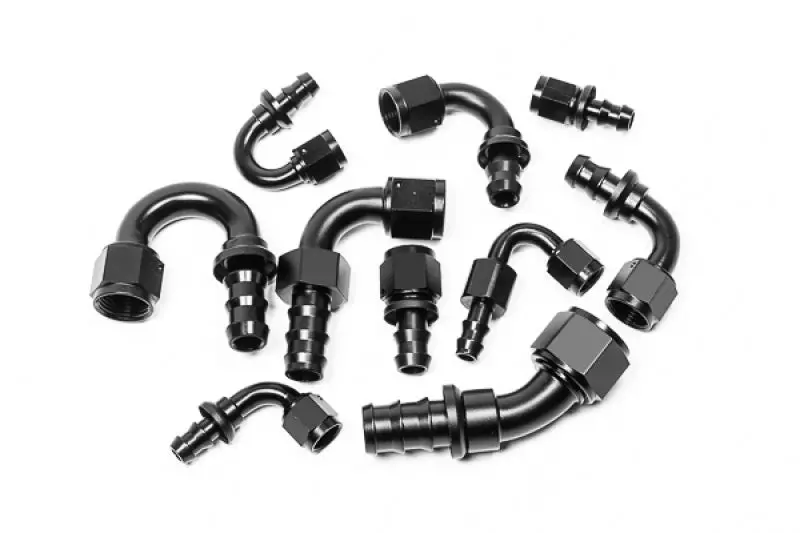 Radium Engineering -6An 45 Degree Push-Lok Hose End 1