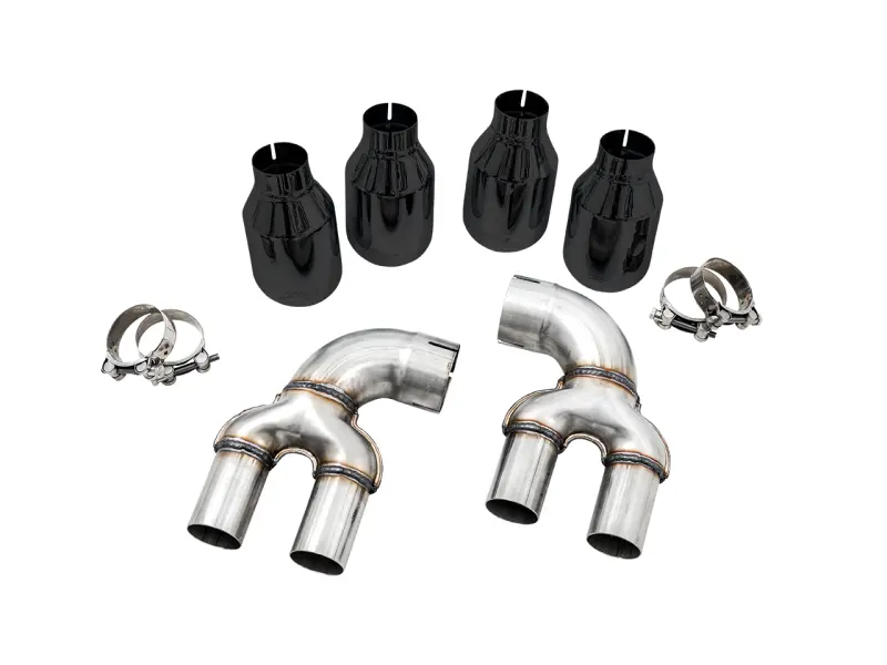Awe Tuning 2019+ Bmw M340i (G20) Oe-Config-To-Quad Tip Conversion Kit - Diamond Black Tip 1