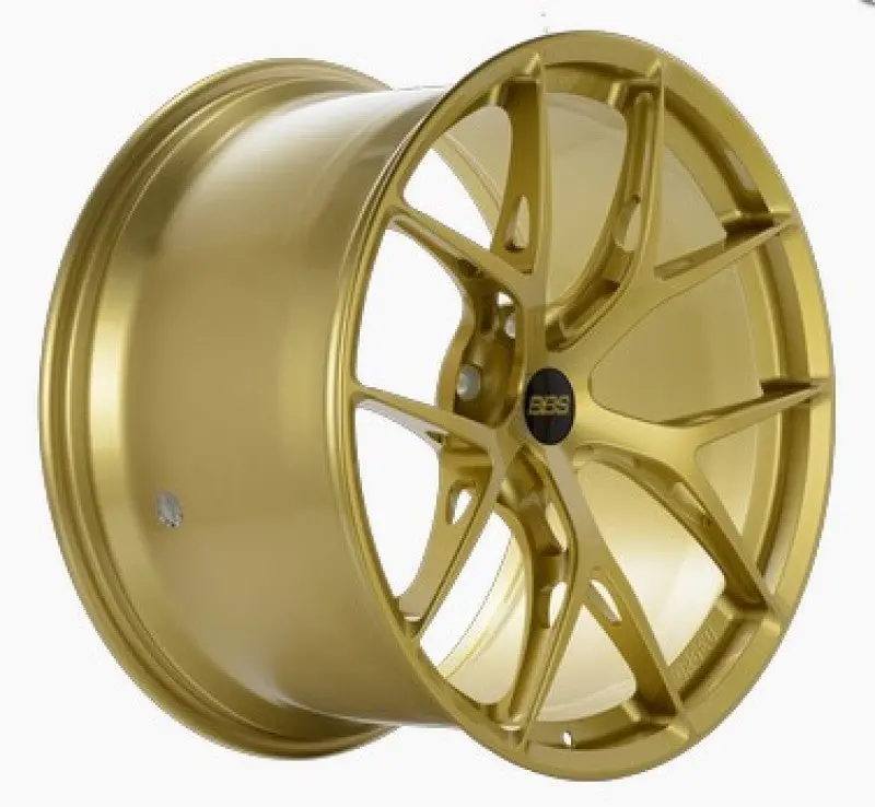 Bbs Fi-R 19X10.5 5X120 Et35 / 72.5 Cb Gold Wheel 1