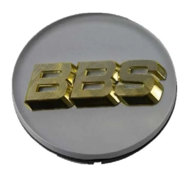 Bbs Center Cap 70.6Mm White/Gold (3-Tab) 1