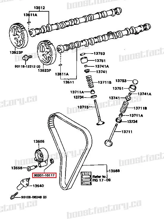 Genuine Toyota 1Jz/2Jz Timing Belt Idler Washer - 90201-10117 2