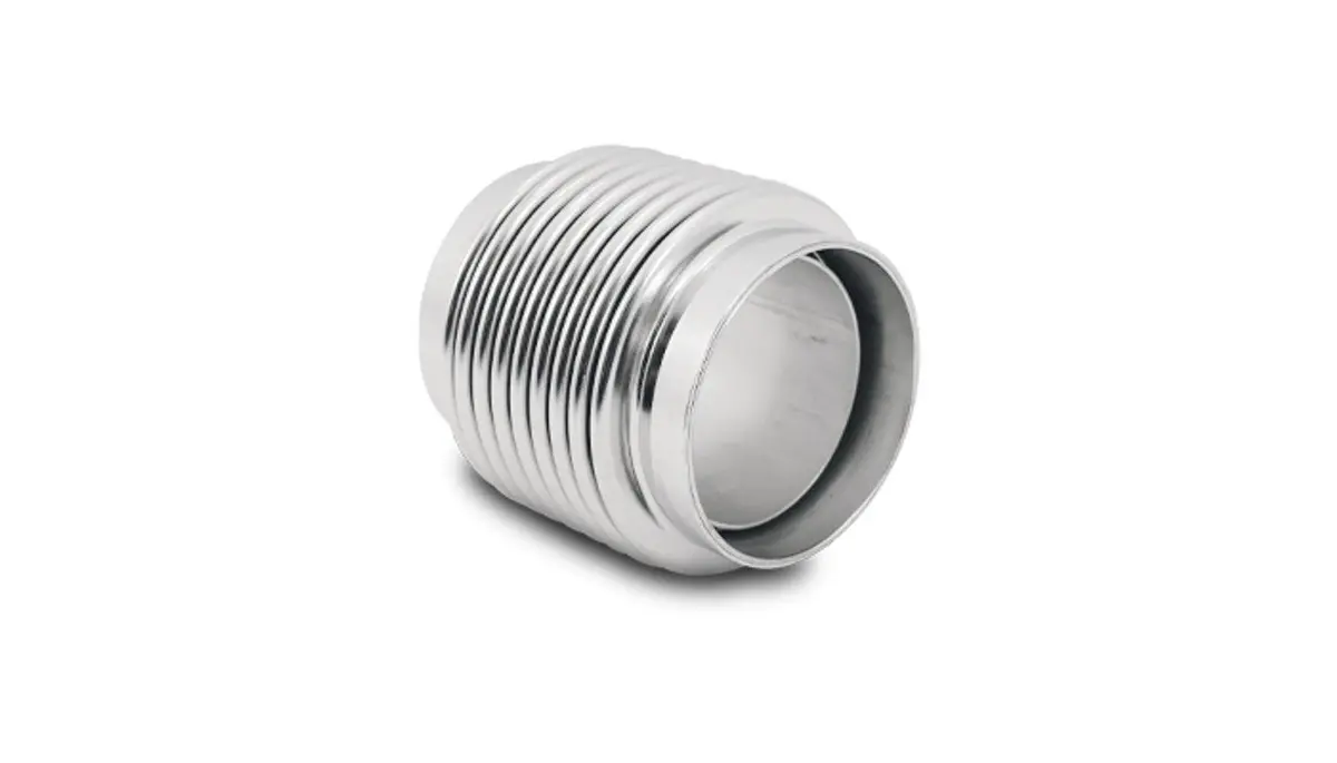 Vibrant Ss Bellow Assembly W/ Liner 3.02In Inlet/Outlet Id X 4.00In Oal Electro Polished - 69834 1