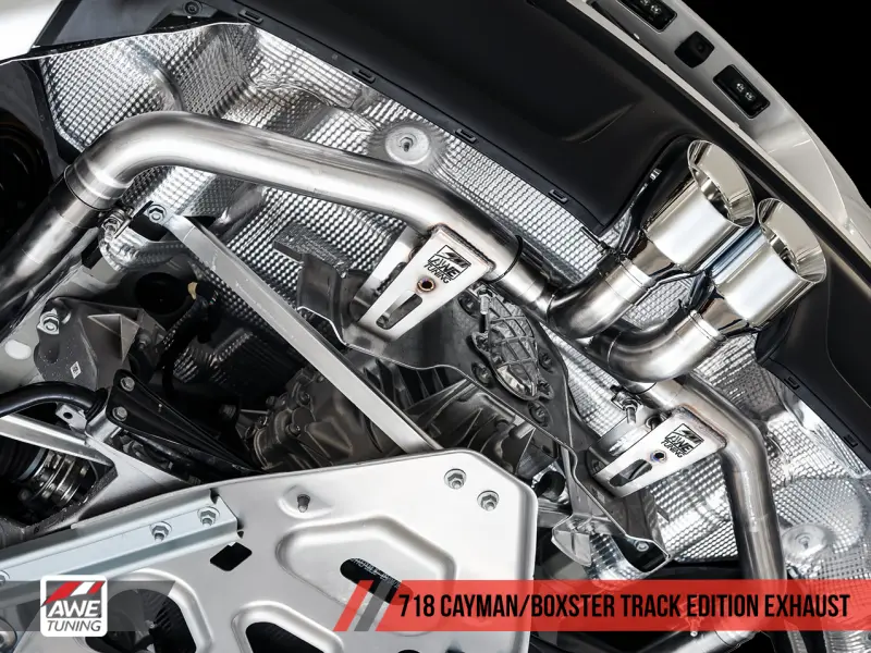 Awe Tuning Porsche 718 Boxster / Cayman Touring To Track Conversion Kit 1