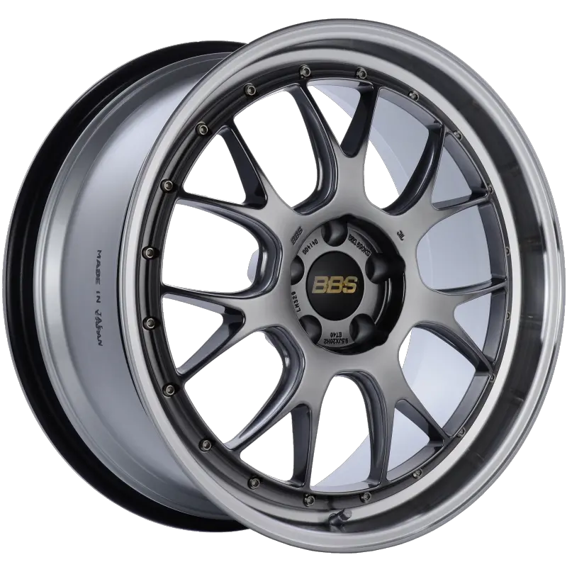 Bbs Lm-R 20X9.5 5X114.3 Et40 Cb66 Diamond Black Center Diamond Cut Lip Wheel 1