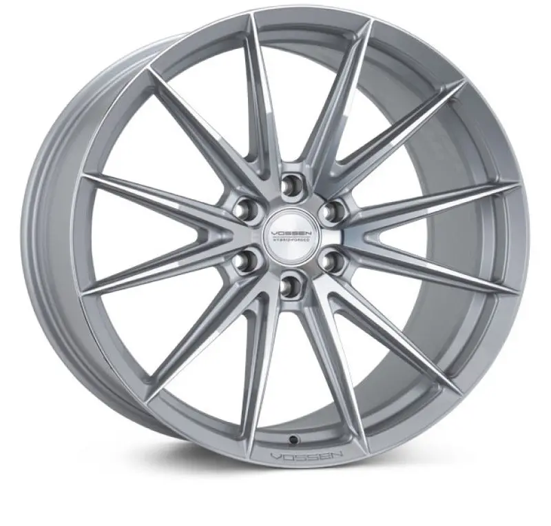 Vossen Hfx-2 22X10 / 6X135 / Et-18 / Super Deep Face / 87.1 - Silver Polished Wheel 1