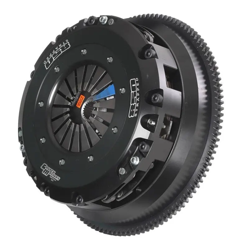 Clutch Masters 10-17 Audi S4 3.0L B8 Fx850 Strapped Twin Disc Clutch Kit W/Steel Flywheel 1