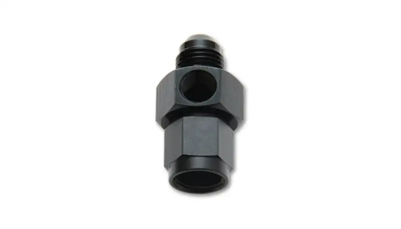 Vibrant -6An Male To -6An Female Union Adapter Fitting W/ 1/8In Npt Port 1