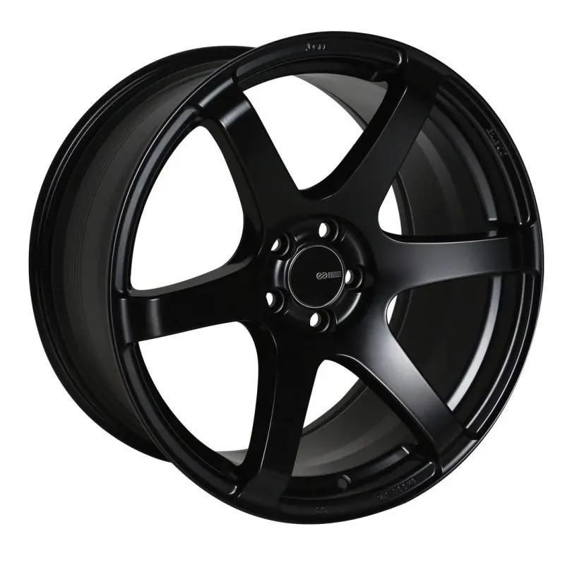 Enkei T6s 18X9.5 45Mm Offset 5X100 Bolt Pattern 72.6 Bore Matte Black Wheel 1
