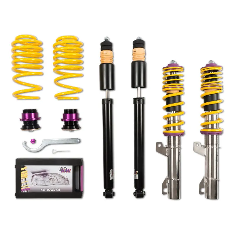 Kw Coilover Kit V1 Audi Tt (Ttc Ttr) Coupe + Roadster; Fwd; All Engines 2