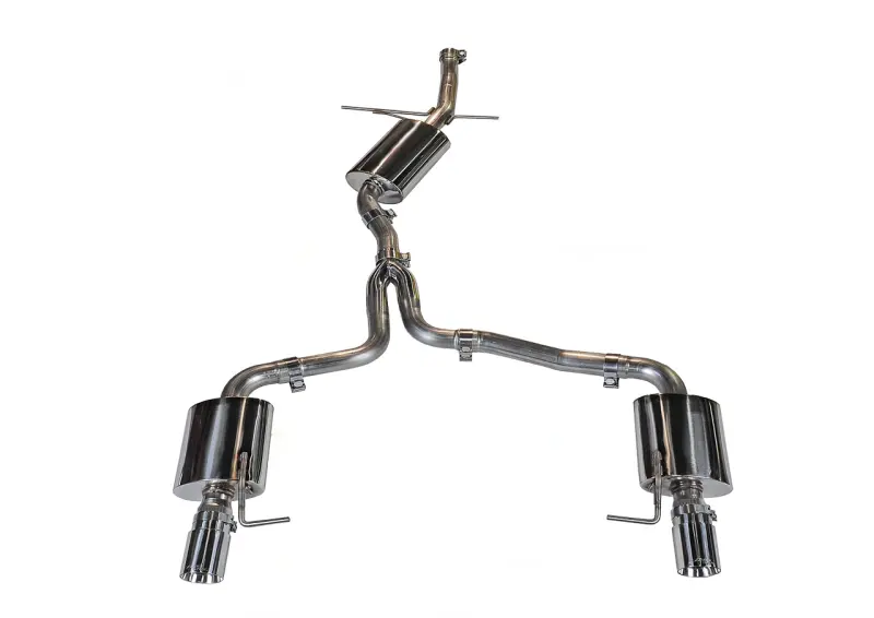 Awe Tuning Audi 8R Q5 2.0T Touring Edition Exhaust - Polished Silver Tips 1