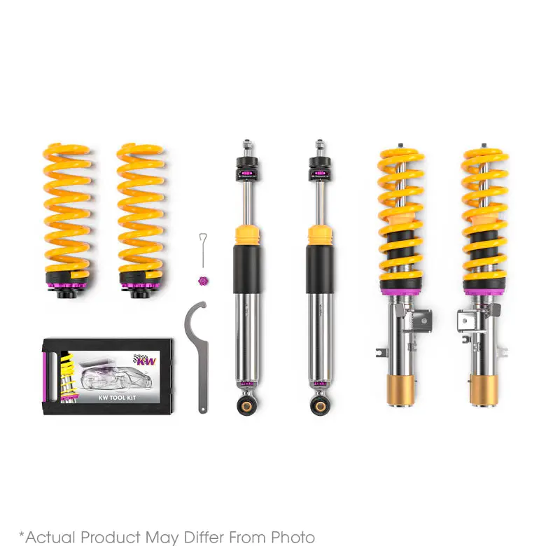 Kw Audi A4 / S4 (B8) W/ Electronic Damping Control Kw V3 Leveling Coilover Bundle 1