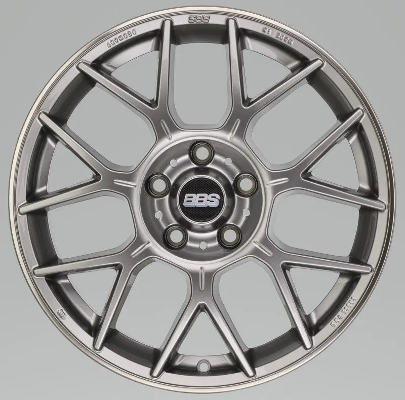 Bbs Xr 19X8.5 5X120 Et35 Platinum Gloss Wheel -82Mm Pfs/Clip Required 1
