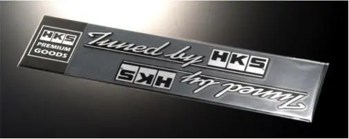 Hks Hks Sticker Tuned By Black 2Pcs - 51003-Ak117 1