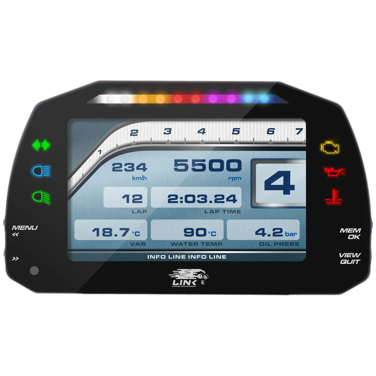 Link Mxs Strada 5" Dash - Street Edition 100-0168 1
