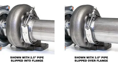 Atp Stainless Double Stepped Flange, 2.5" / T31 V-Band Stainless (3.10" Od Flange, Grooved For 2.5" & 3" Od Tube) - Atp-Fls-099 2