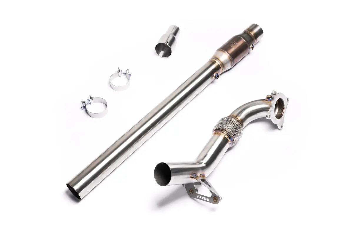 Hpa (Fwd) 1.8T & 2.0T Downpipe For Vw (Mk5 / Mk6) Golf, Gti, Tiguan, Jetta, Gli, (B6) Passat, (Mk2) Beetle, Eos, Audi (8P) A3 1