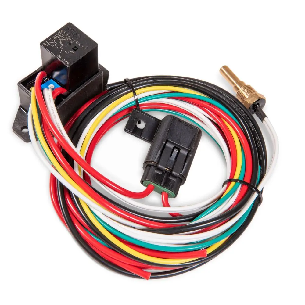 Flex-A-Lite Compact Adjustable Electric Fan Controller And Relay Kit With Thread-In Probe 1