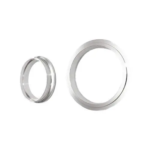 Atp Stainless 3" V-Band Outlet Flange & Clamp (Downpipe); Garrett G25 G30 G35 - G Series (Sf) Atp-Fls-351 / Clc-Cla-048 1