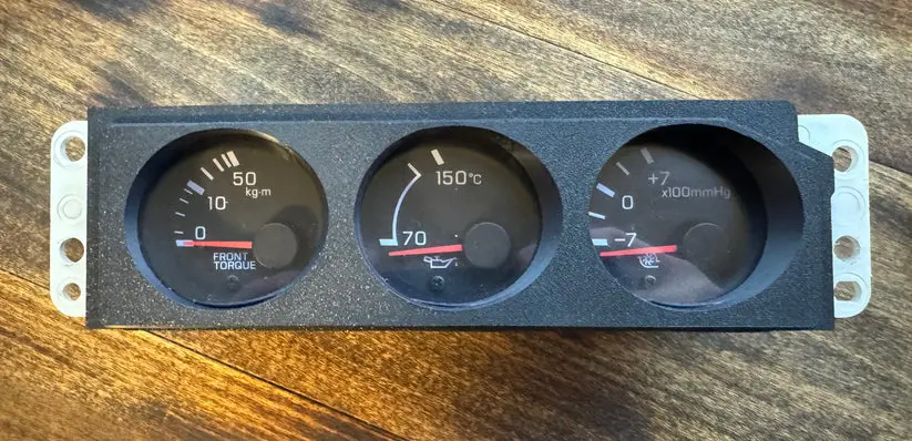 Wend Lab R33 Gtr Triple Din Bezel Top Slot Mounting. 1