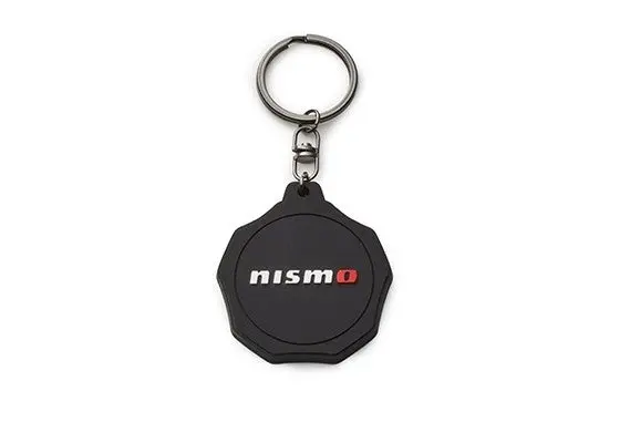 Nismo Oil Filler Cap Rubber Key Ring Black - Kwa10-50U20 1