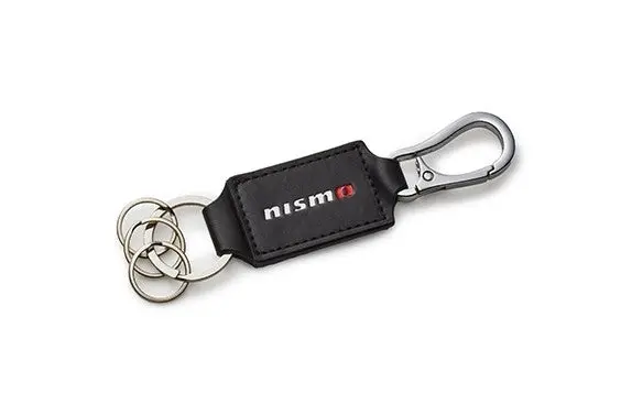 Nismo Leather Key Ring Black - Kwa10-50U40 1