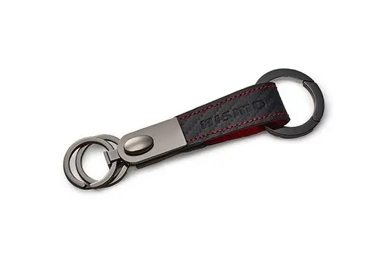 Nismo Carbon Leather Key Ring - Kwa10-50U90 1