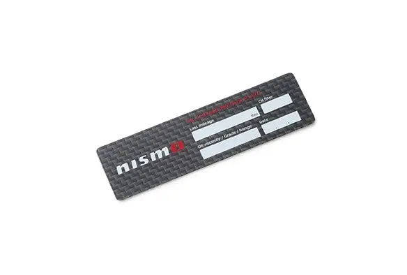 Genuine Nismo Carbon Oil Change Plate - Kwaa0-50P00 1